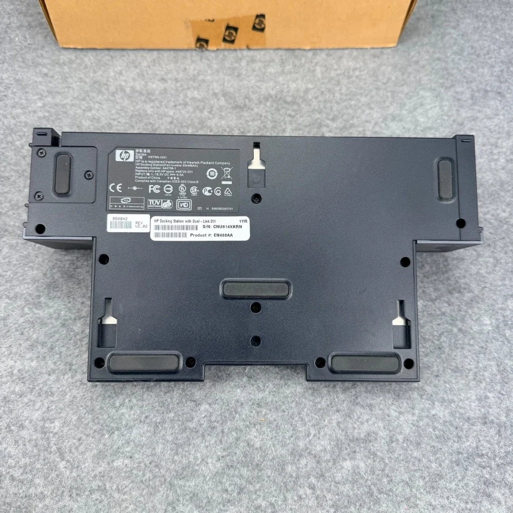 HP EN488AA Docking Station Dual-Link DVI HSTNN-IX01 w/ 120W AC Adapter